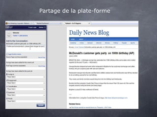 Partage de la plate-forme 