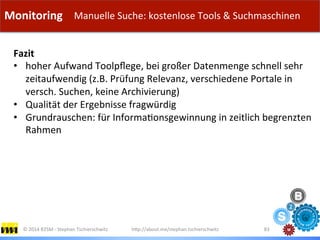 Monitoring	
  I	
  Subheadline	
  Monitoring	
  
©	
  2014	
  B2SM	
  -­‐	
  Stephan	
  Tschierschwitz	
  	
  	
   h?p://a...