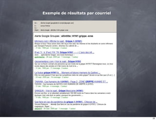 Exemple de résultats par courriel




                                    25
 