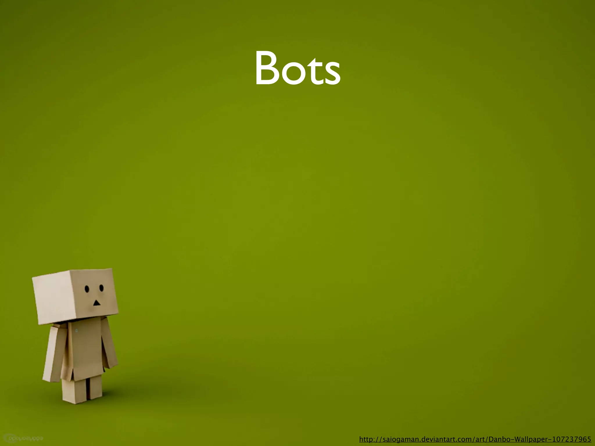 Bots http://saiogaman.deviantart.com/art/Danbo-Wallpaper-107237965 