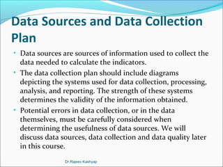 Data Sources and Data Collection
Plan
• Data sources are sources of information used to collect the
data needed to calcula...