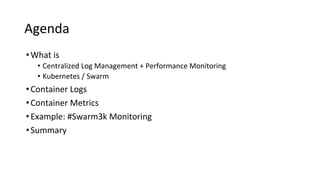 Monitoring and Log Management for