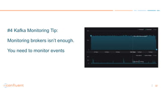 22
#4 Kafka Monitoring Tip:
Monitoring brokers isn’t enough.
You need to monitor events
 