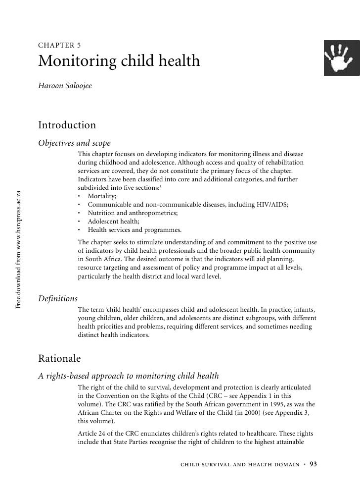 Monitoring Child Health