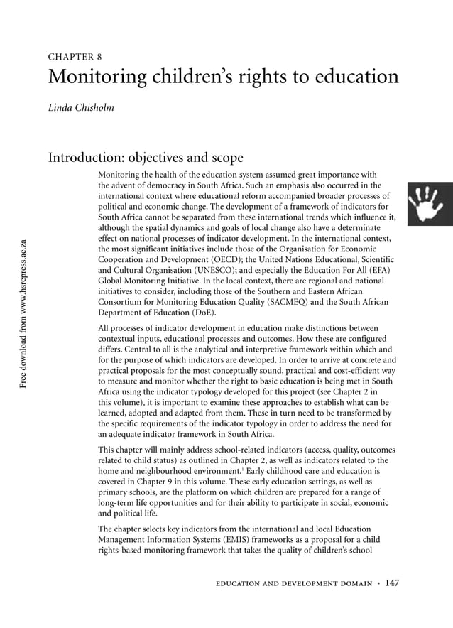 Monitoring Children's Rights To Education | PDF