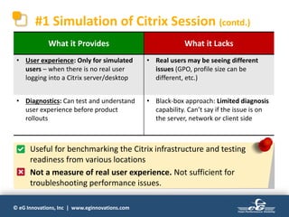 Choosing the Best Approach for Monitoring Citrix User Experience ...
