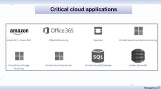 Critical cloud applications
 