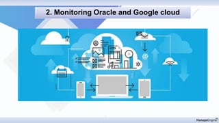 Discovery & mapping
2. Monitoring Oracle and Google cloud
 