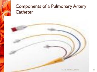 Components of a Pulmonary Artery
Catheter
84Prof.Dr. RS Mehta, BPKIHS
 