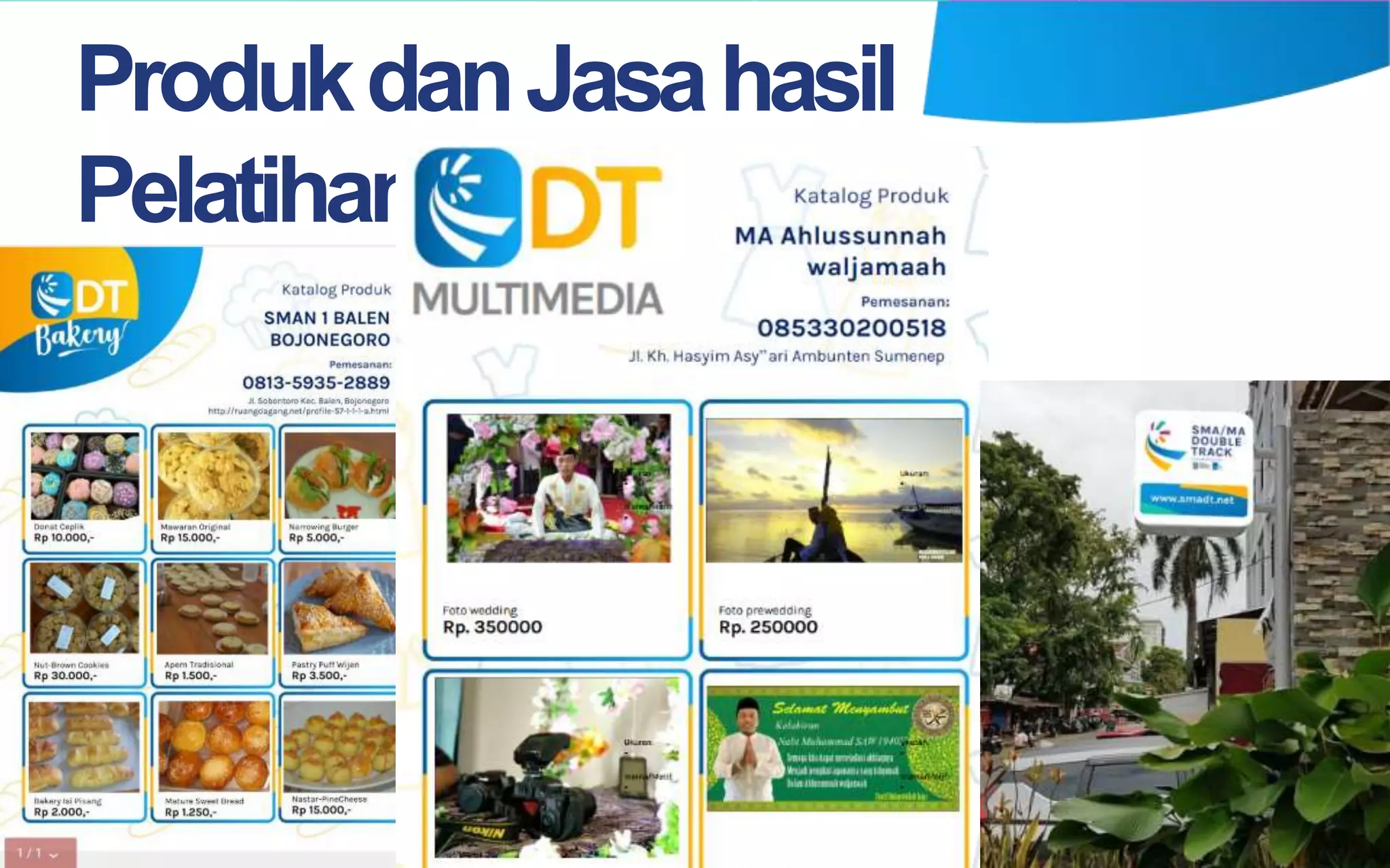 ProgramSMA/MADoubleTrack|
Presentasi
4
ProdukdanJasahasil
Pelatihan
 