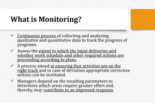 The Basics of Monitoring, Evaluation and Supervision of Health Services ...