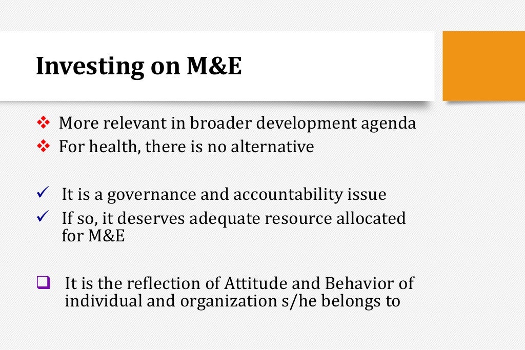 The Basics of Monitoring, Evaluation and Supervision of Health Servic…