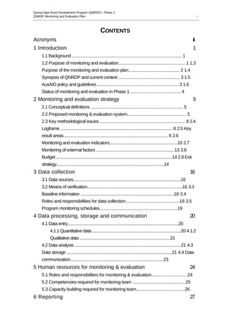 MONITORING & EVALUATION PLAN PRACTICAL GUIDE | PDF