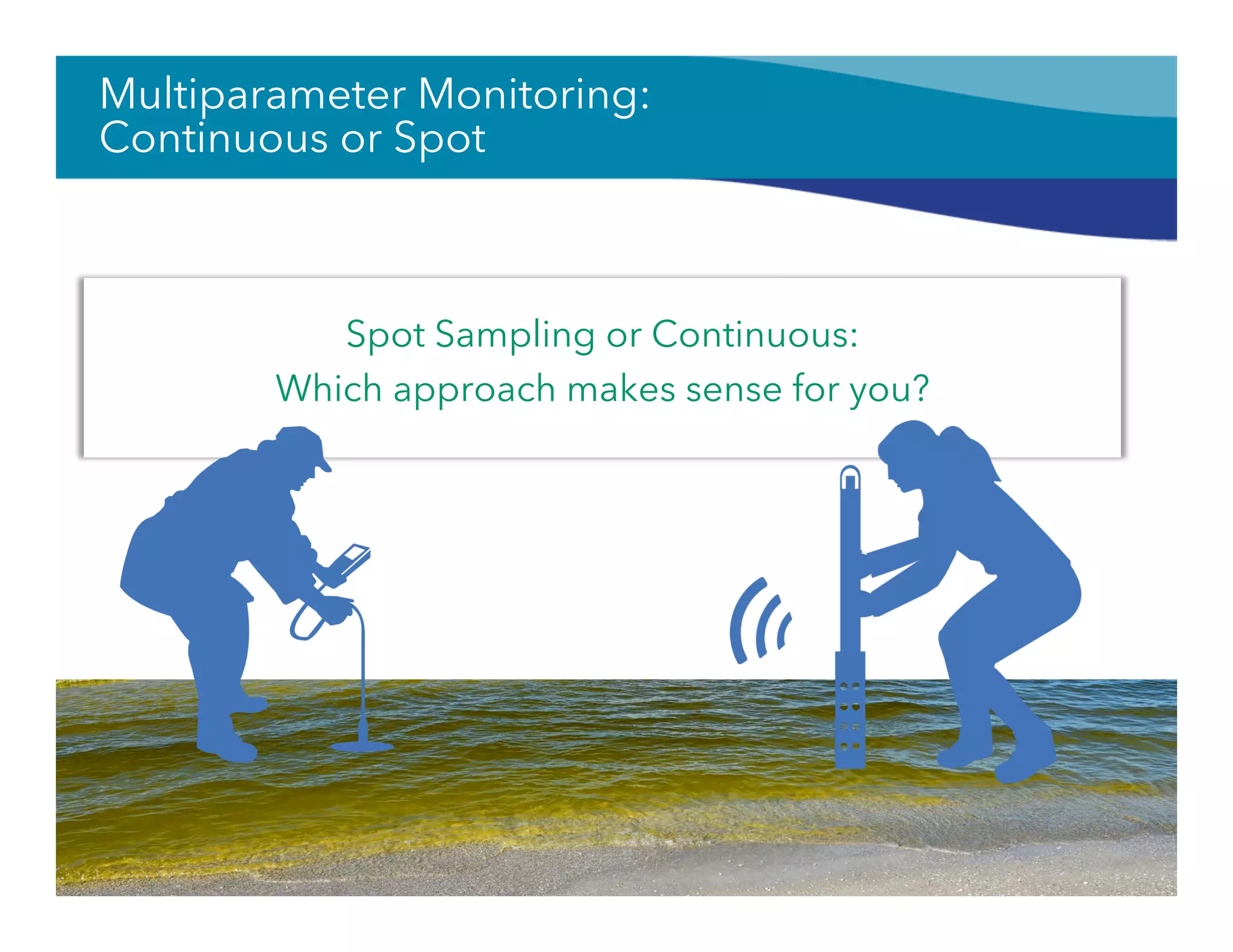 Multiparameter Monitoring:
Continuous or Spot
Spot Sampling or Continuous:
Which approach makes sense for you?
50
 