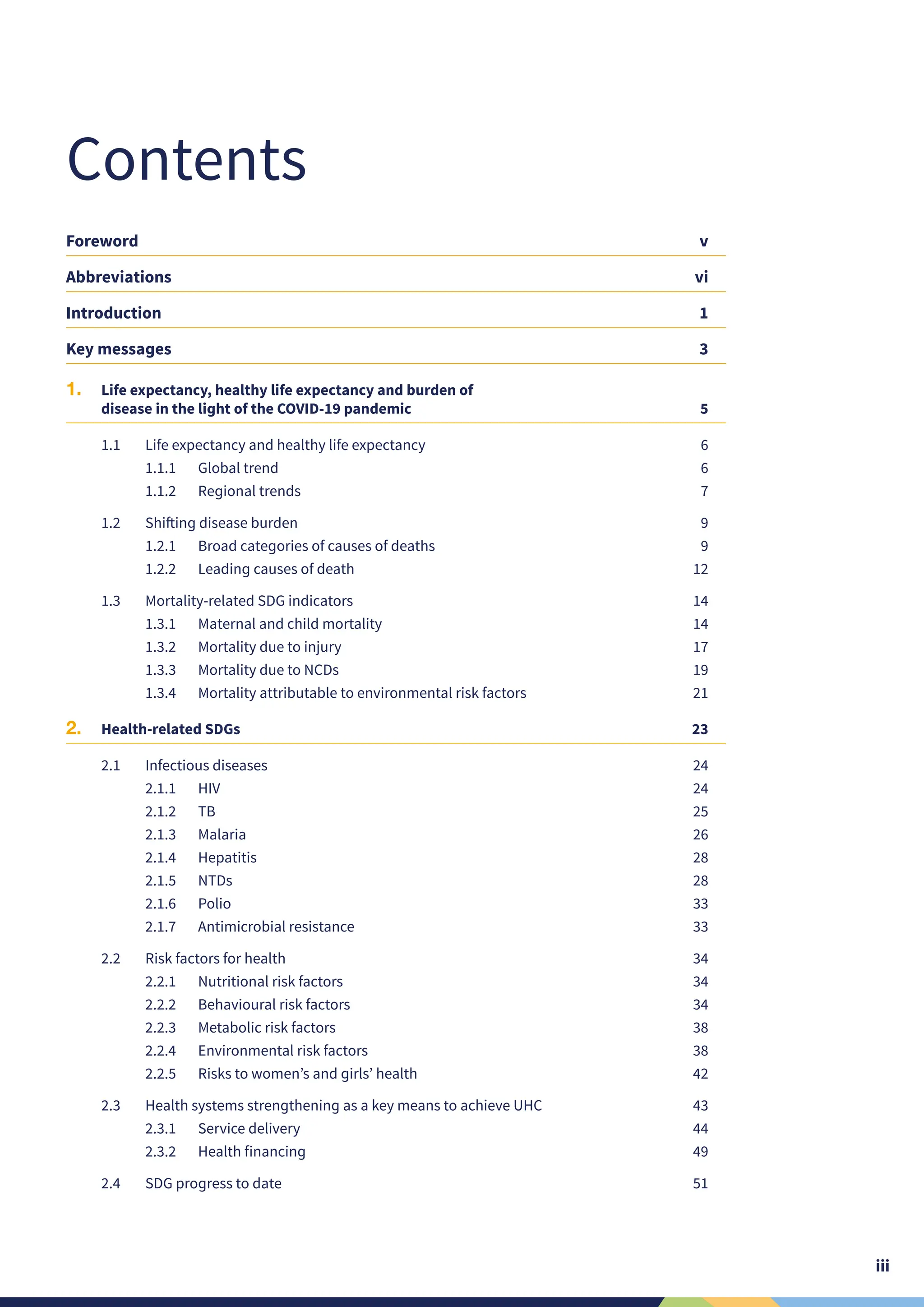 Monitoring Health for the SDGs - Global Health Statistics 2024 - WHO | PDF