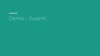 Demo - Swarm
15
 