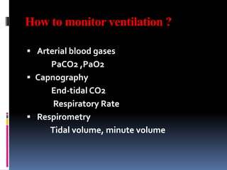 Pao2 Monitoring Monitoring Modality in anesthesia | PPTX