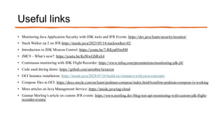 Monitoring Java Application Security with JDK Tools and JFR Events | PDF