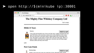 ➤ open http://$(minikube ip):30001
 