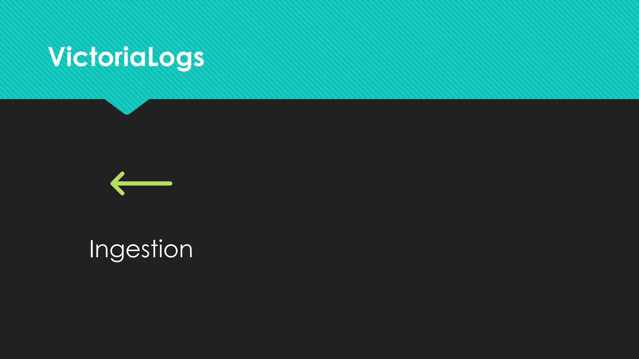 VictoriaLogs
Ingestion Storage Analysis
 