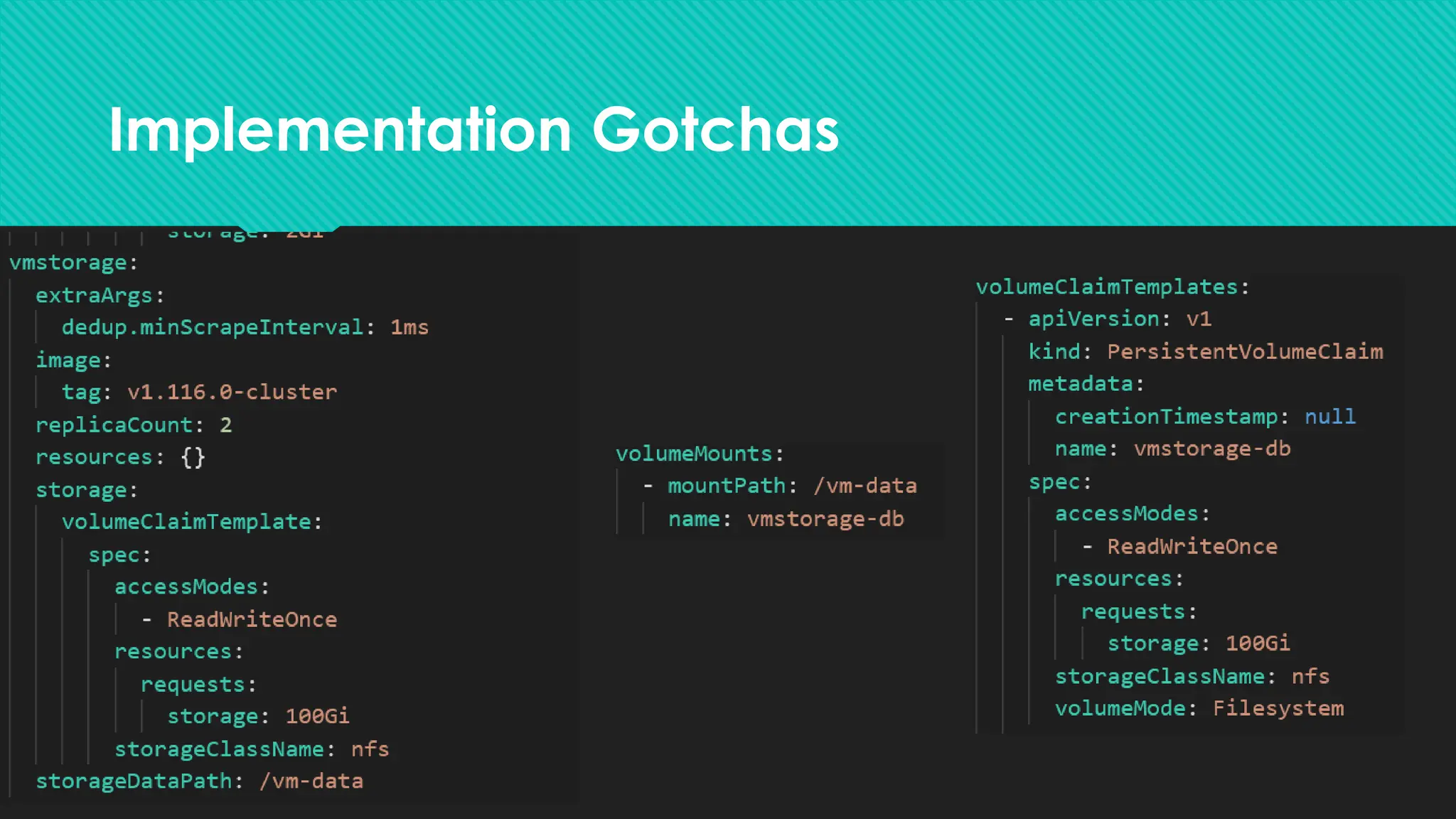 Implementation Gotchas
 