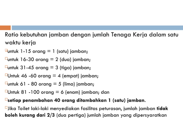 Permenaker Monitoring Lingkungan Kerja Ppt