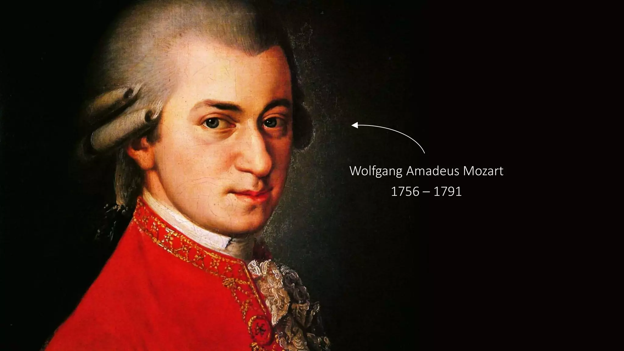 Wolfgang Amadeus Mozart
1756 – 1791
 