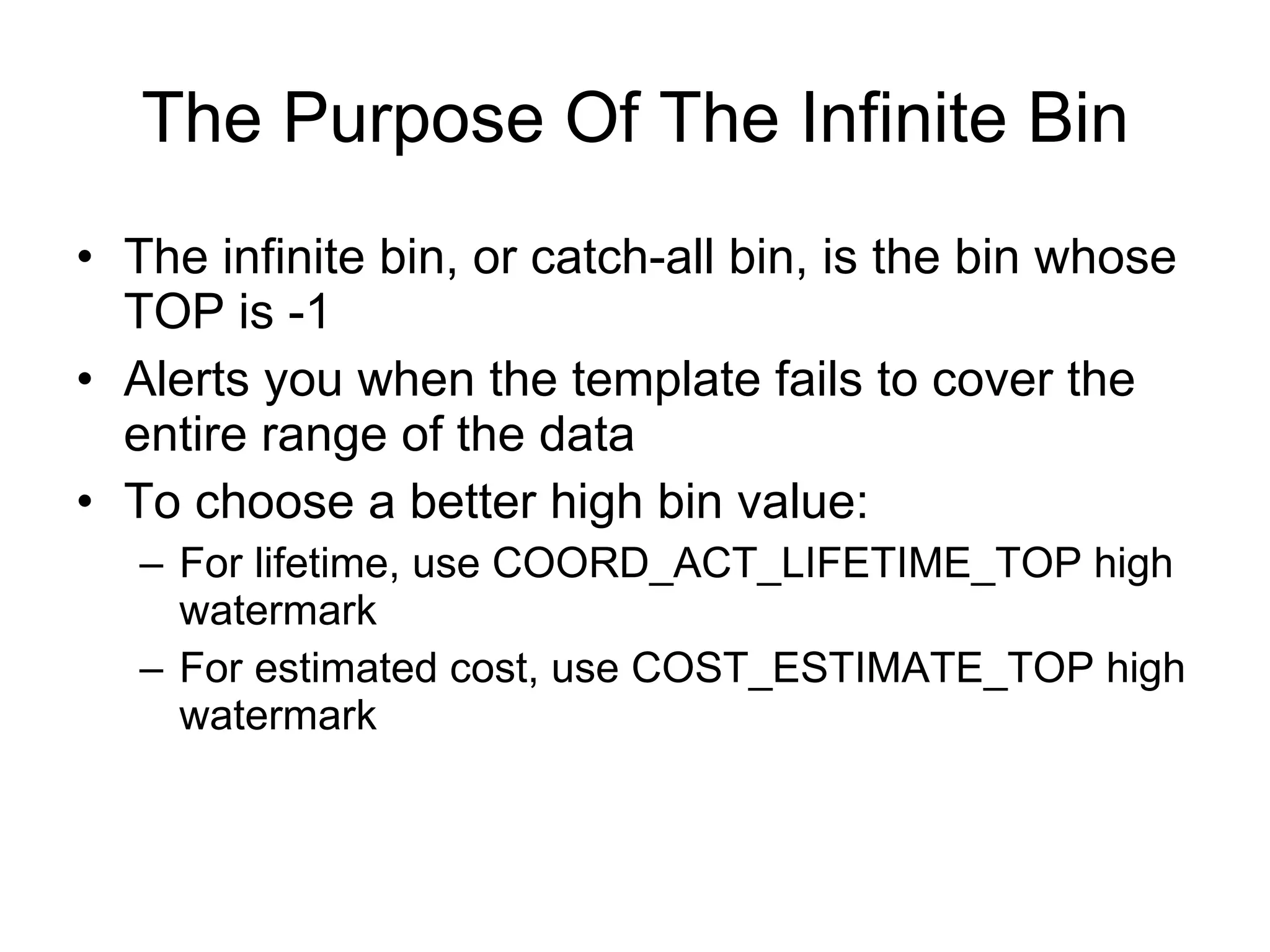 Why Do Bins Grow Exponentially? 