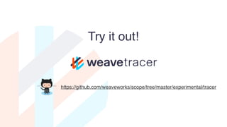 Try it out!
https://github.com/weaveworks/scope/tree/master/experimental/tracer
 