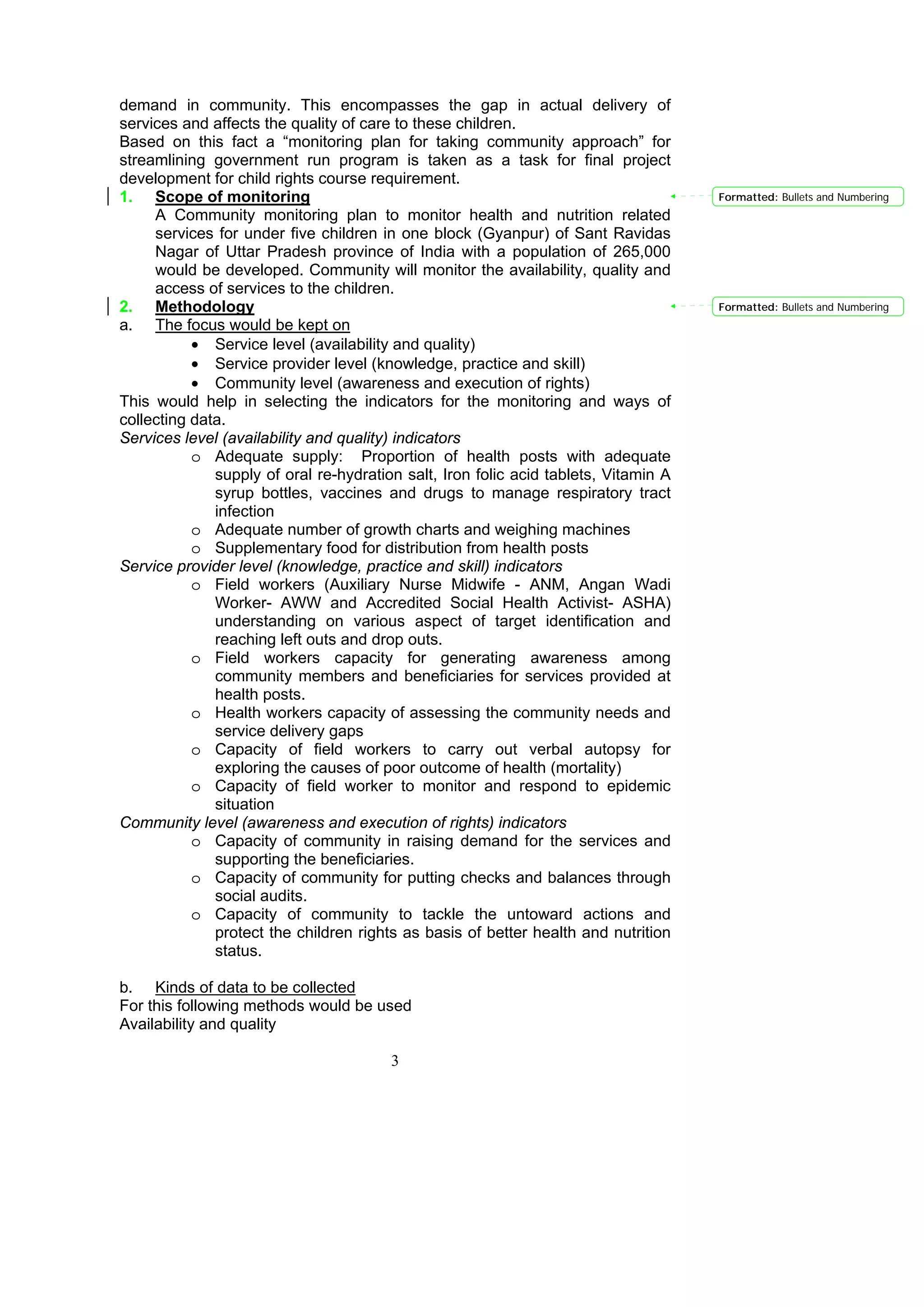 Monitoring Of Government Programmes | PDF