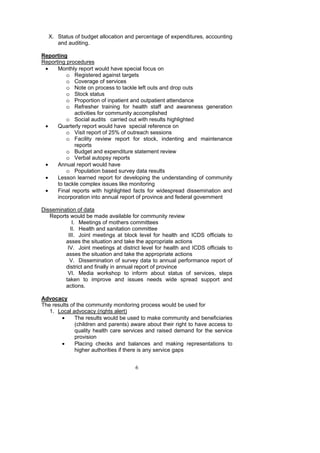 Monitoring Of Government Programmes | PDF