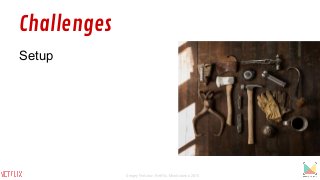 Challenges
Setup
Sergey Fedorov, Netflix, Monitorama 2015
 