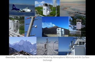 Overview: Monitoring, Measuring and Modeling Atmospheric Mercury and Air-Surface
Exchange
 