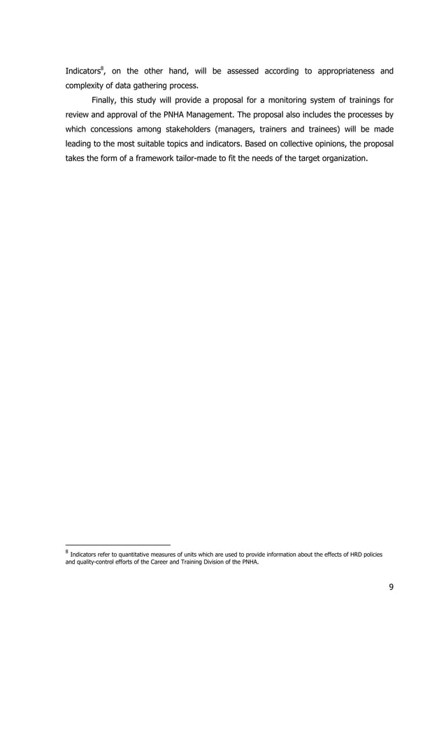 Monitoring system sample thesis