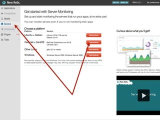 Monitoring your technology stack with New Relic | PDF