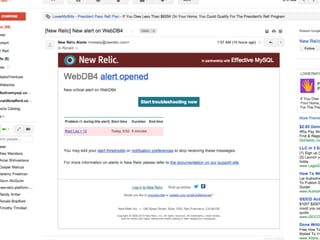 Monitoring your technology stack with New Relic | PDF