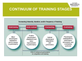 CONTINUUM OF TRAINING STAGES
 