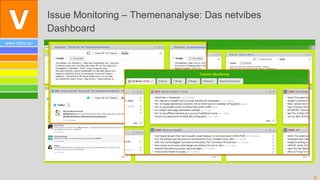 Issue Monitoring – Themenanalyse: Das netvibes
                Dashboard
www.vibrio.eu




                                                                 8
 