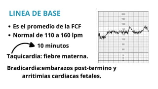MONITORIZACIÓN FETAL cátedra de pediatría | PDF