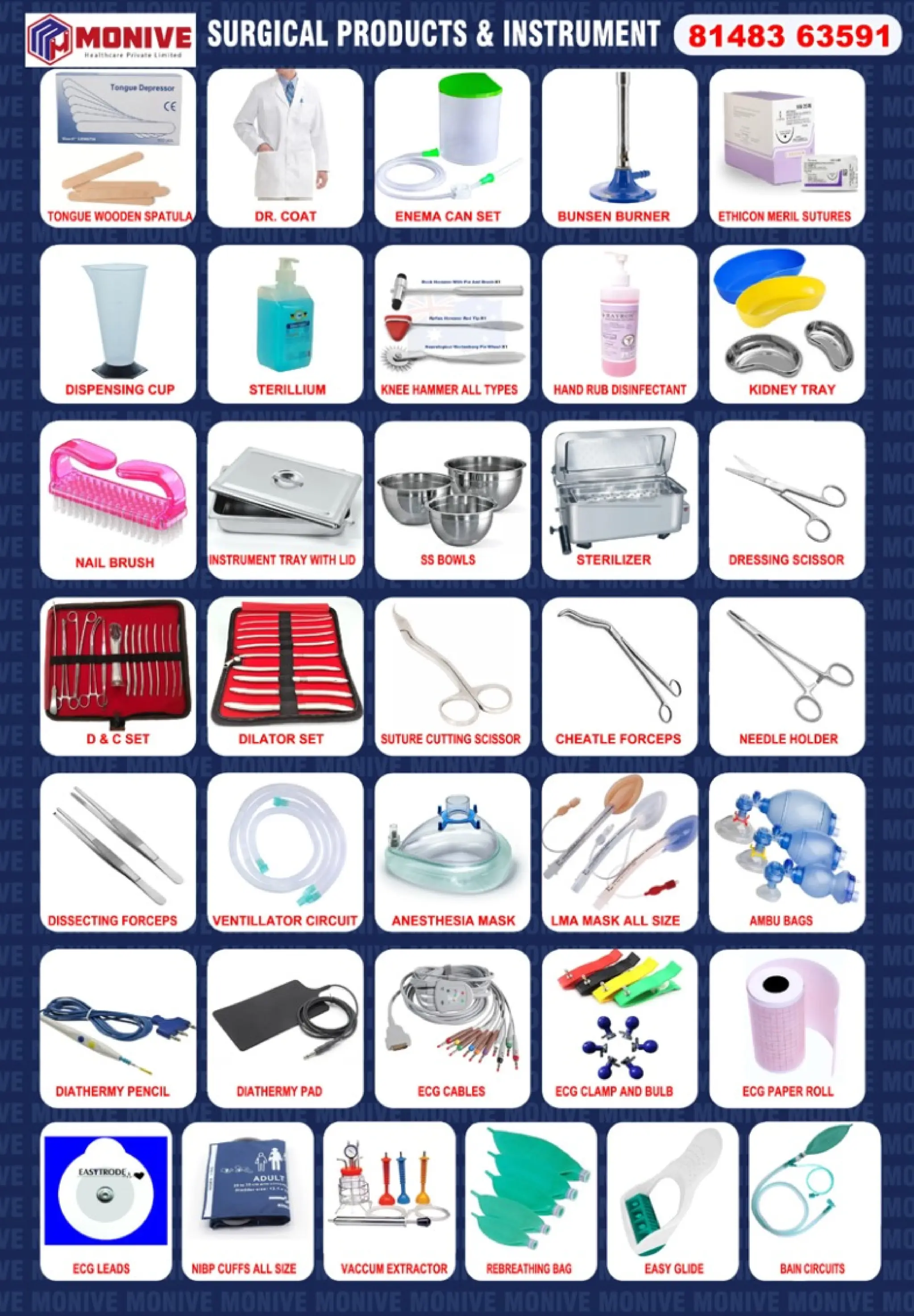 Hospital & Medical Equipment Product Catalogue Monive Healthcare