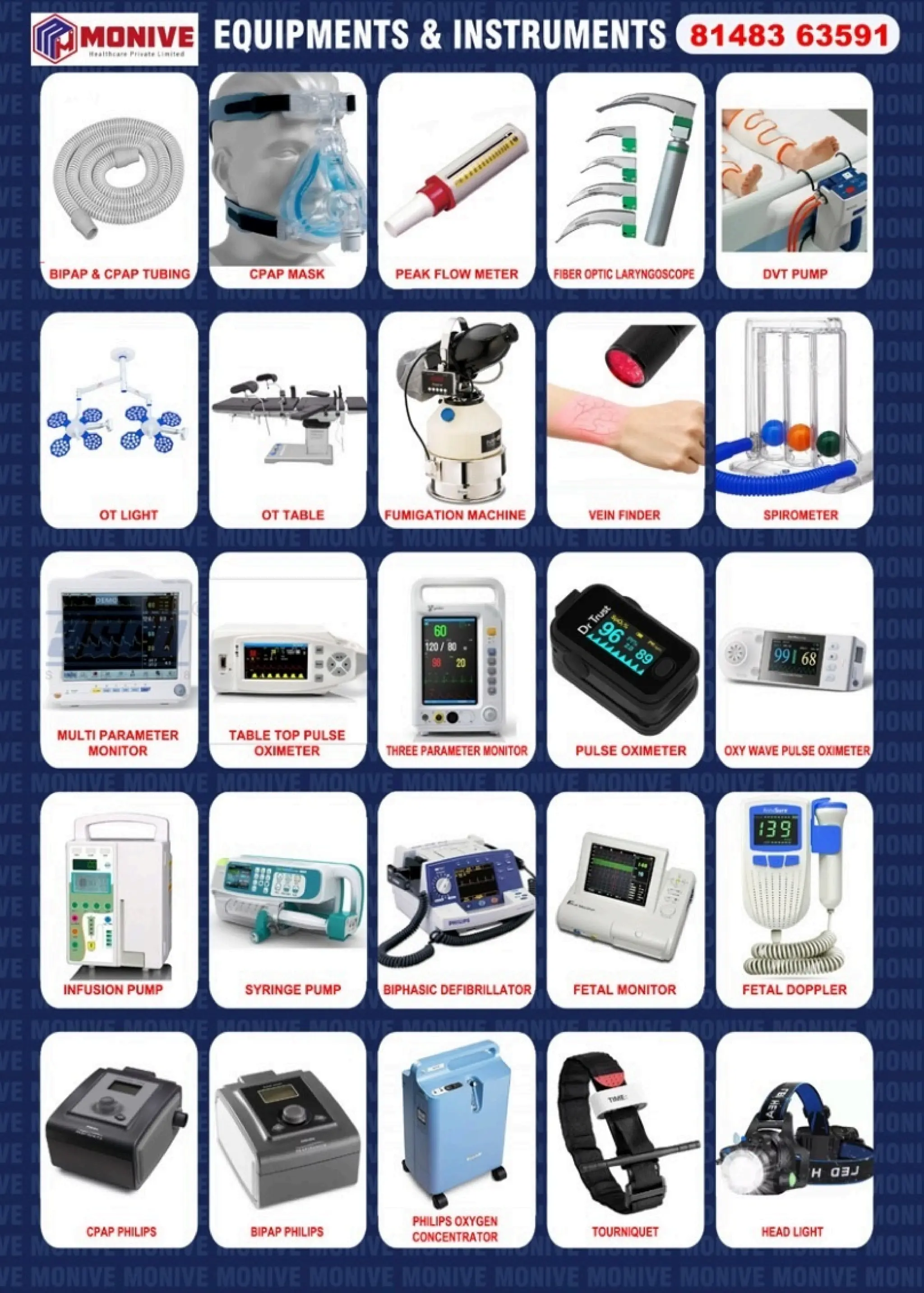 Hospital & Medical Equipment Product Catalogue Monive Healthcare