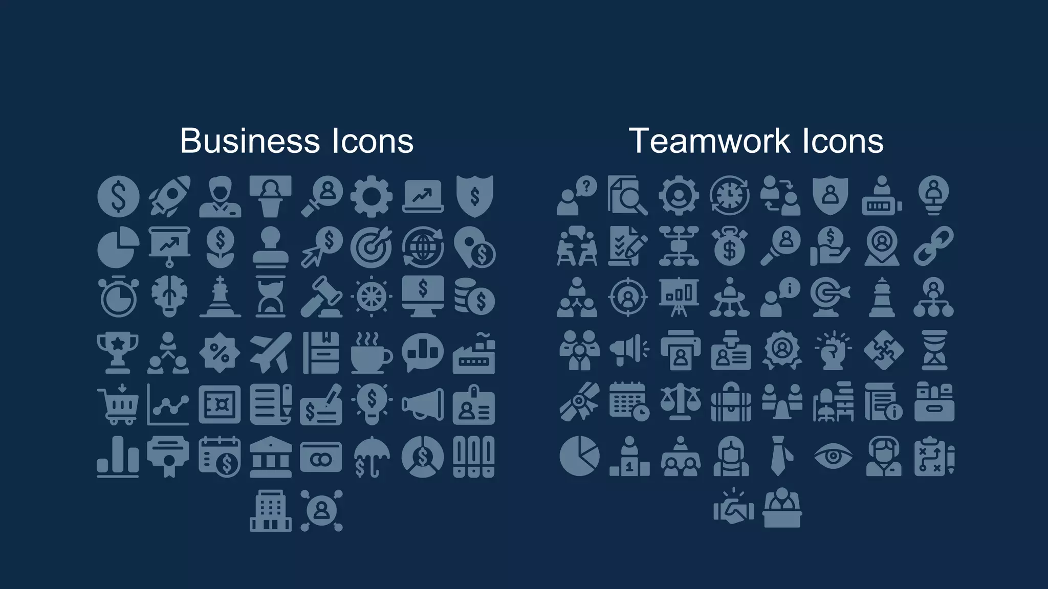 Business Icons Teamwork Icons
 