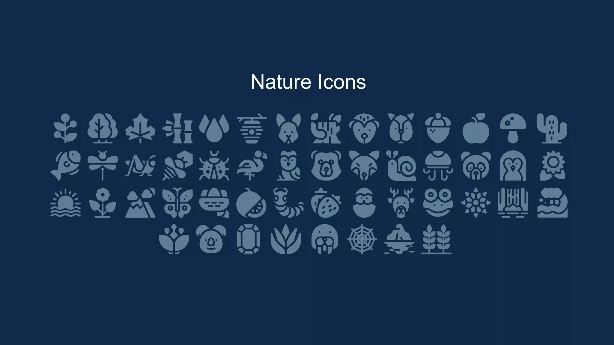 Nature Icons
 
