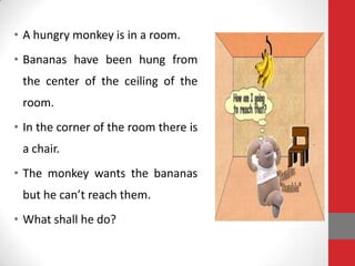Monkey & banana problem in AI | PPTX