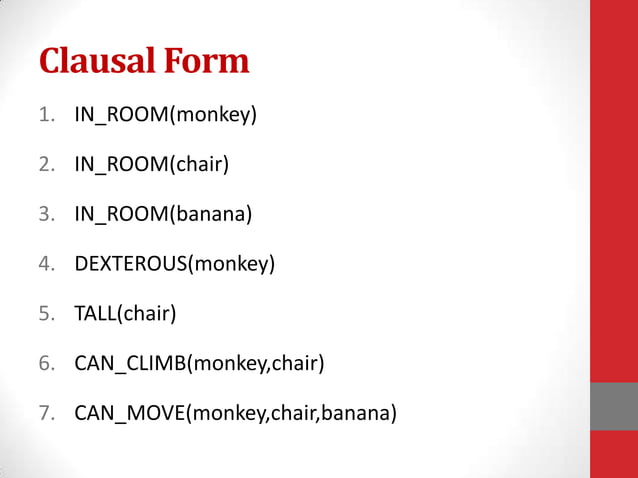Monkey & banana problem in AI | PPTX