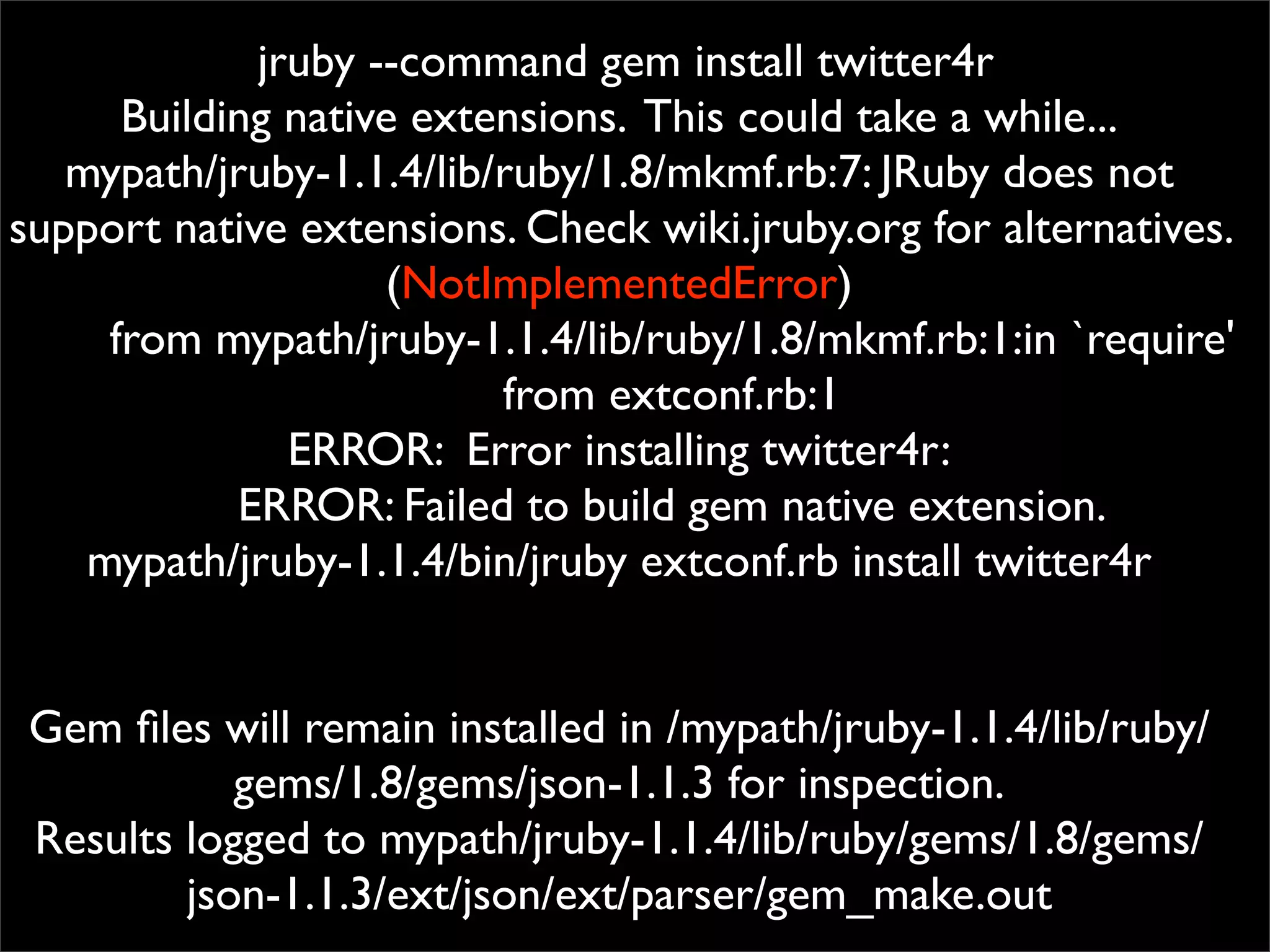 Monkeybars in the Manor