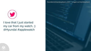 Monkeylearn Pitch Deck