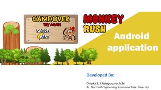 Monkey Rush Android Game