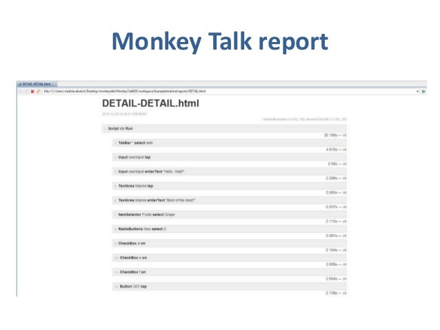 monkeytalk