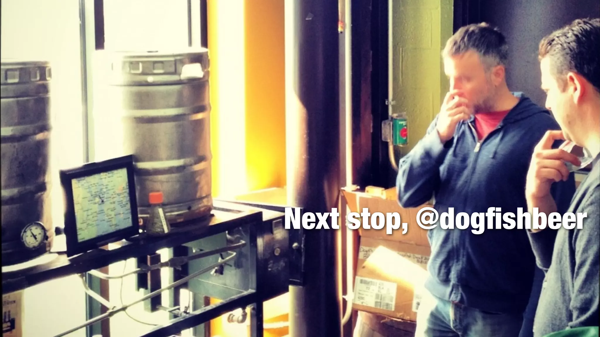 Next stop, @dogﬁshbeer
 